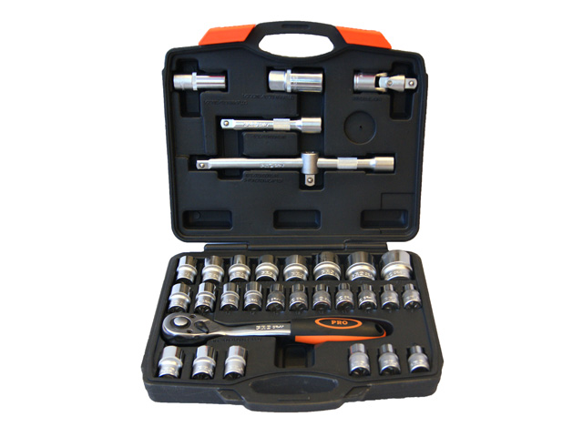 Набор головок 1/2" 8-32мм 32предм. PRO STARTUL (PRO-032) (6 граней)