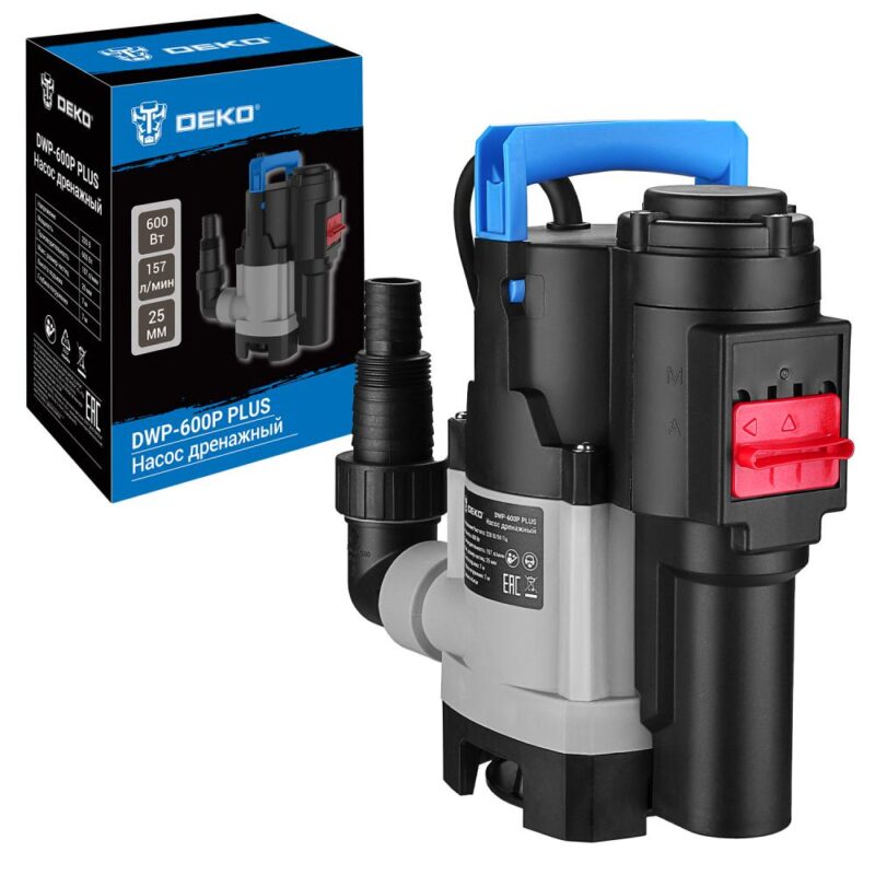 Насос дренажный DEKO DWP-600P PLUS Насос дренажный DEKO DWP-600P PLUS