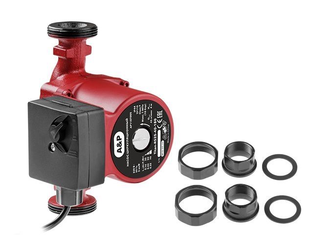 Насос циркуляционный Titan-RS25-60-180, A&P (55-100 Вт, 3300 л/ч, 6 м) Насос циркуляционный Titan-RS25-60-180, A&P (55-100 Вт, 3300 л/ч, 6 м)