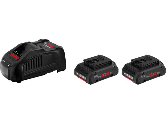Комплект аккумулятор 18.0 В ProCORE18 V 2 шт. + зарядное устройство GAL1880CV (Набор ProCORE18 V 4,0Ah 2 шт. + GAL1880 CV) (BOSCH) Комплект аккумулятор 18.0 В ProCORE18 V 2 шт. + зарядное устройство GAL1880CV (Набор ProCORE18 V 4,0Ah 2 шт. + GAL1880 CV) (BOSCH)
