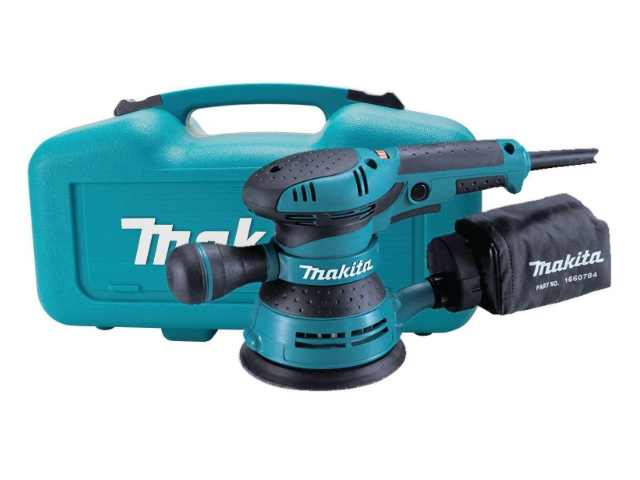 Эксцентриковая шлифмашина MAKITA BO 5041 K в чем. (300 Вт, 125 мм, 4000 - 12000 кол/мин, регул. об.) Эксцентриковая шлифмашина MAKITA BO 5041 K в чем. (300 Вт, 125 мм, 4000 - 12000 кол/мин, регул. об.)