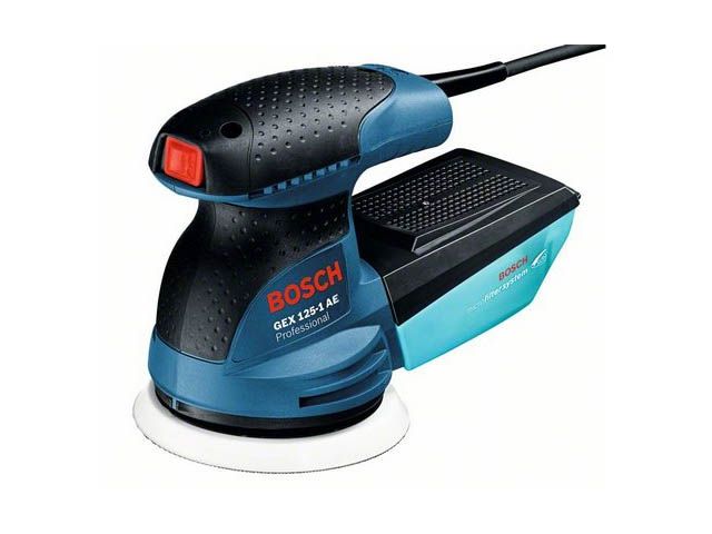 Эксцентриковая шлифмашина BOSCH GEX 125-1 AE в кор. (250 Вт, 125 мм, 15000 - 24000 кол/мин, регул. об.) Эксцентриковая шлифмашина BOSCH GEX 125-1 AE в кор. (250 Вт, 125 мм, 15000 - 24000 кол/мин, регул. об.)