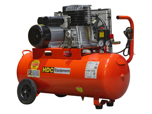 Компрессор HDC HD-A071 ременной (396 л/мин, 10 атм, ременной, масляный, ресив. 70 л, 220 В, 2.20 кВт) (HDC Equipment) Компрессор HDC HD-A071 ременной (396 л/мин, 10 атм, ременной, масляный, ресив. 70 л, 220 В, 2.20 кВт) (HDC Equipment)