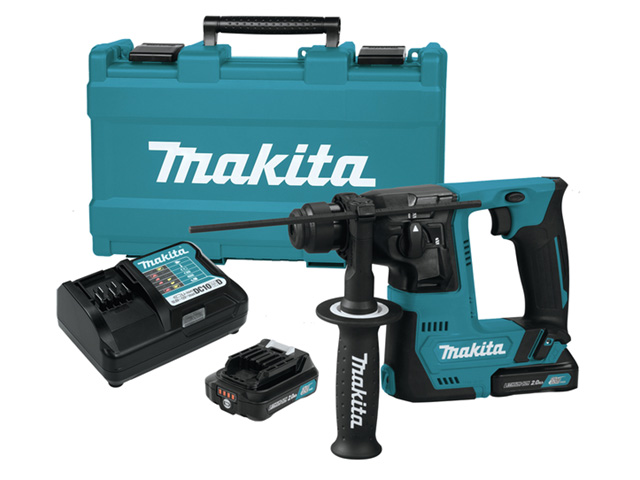 Аккум. перфоратор MAKITA HR 140 DWYE1 в кейсе + аксессуары (10.8 В, 2 акк., 1.5 А/ч Li-Ion, 1.0 Дж, вес 1.9 кг,) Аккум. перфоратор MAKITA HR 140 DWYE1 в кейсе + аксессуары (10.8 В, 2 акк., 1.5 А/ч Li-Ion, 1.0 Дж, вес 1.9 кг,)