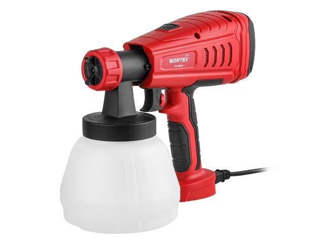 Краскораспылитель электрический WORTEX LX PS 0845-1 в кор. 550 Вт, 800 мл/мин, 1.3 л бак (2.6 мм сопло, 50 DIN) Краскораспылитель электрический WORTEX LX PS 0845-1 в кор. 550 Вт, 800 мл/мин, 1.3 л бак (2.6 мм сопло, 50 DIN)