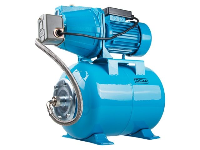 Станция водоснабжения автоматическая DGM BP-1100 (1100 Вт, 3100 л/ч, 45 м, 5 бар макс, корпус насоса чугун, бак 24 л) Станция водоснабжения автоматическая DGM BP-1100 (1100 Вт, 3100 л/ч, 45 м, 5 бар макс, корпус насоса чугун, бак 24 л)