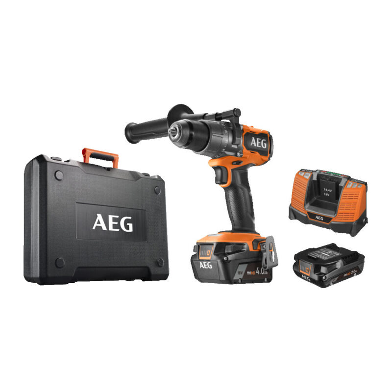 Дрель-шуруповерт ударная аккумуляторная бесщеточная AEG BSB18C3BL-X02C Дрель-шуруповерт ударная аккумуляторная бесщеточная AEG BSB18C3BL-X02C