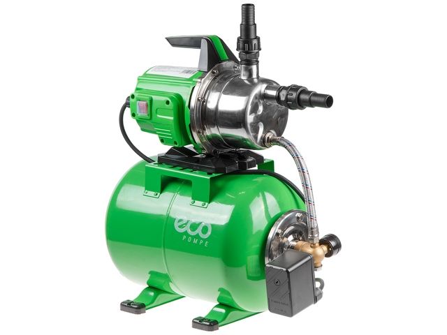 Станция водоснабжения автоматическая ECO GFI-1203 (1200 Вт, 3600 л/ч, 48 м, 4,8 бар макс, корпус бака сталь, корпус насоса нерж. сталь,, бак 24л.) Станция водоснабжения автоматическая ECO GFI-1203 (1200 Вт, 3600 л/ч, 48 м, 4,8 бар макс, корпус бака сталь, корпус насоса нерж. сталь,, бак 24л.)