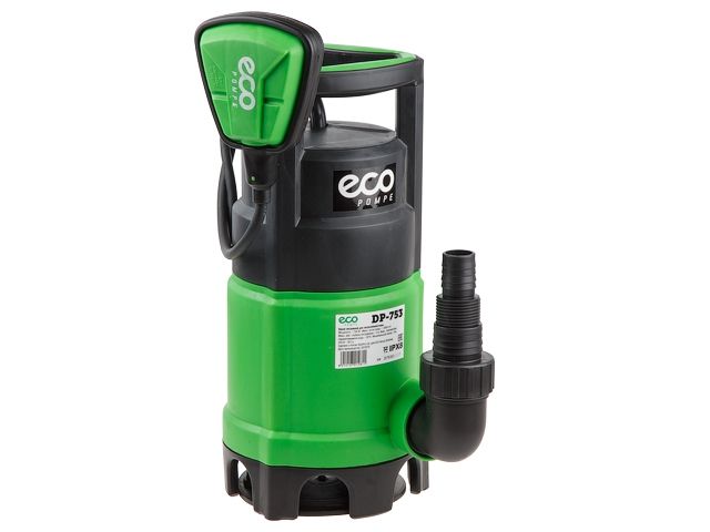 Насос погружной для загрязненной воды ECO DP-753, 750Вт (750 Вт, 13000 л/ч, 9 м) Насос погружной для загрязненной воды ECO DP-753, 750Вт (750 Вт, 13000 л/ч, 9 м)