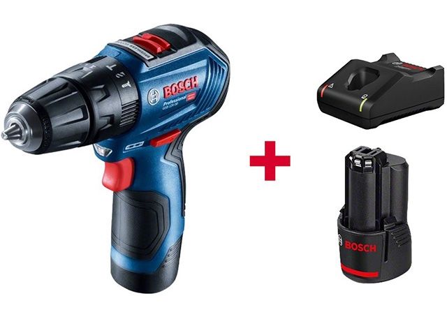 Аккум. ударная дрель-шуруповерт BOSCH GSB 12V-30 в чем. (12.0 В, 2 акк., 2.0 А/ч Li-Ion, 2 скор., 30 Нм, шурупы до 7 мм) Аккум. ударная дрель-шуруповерт BOSCH GSB 12V-30 в чем. (12.0 В, 2 акк., 2.0 А/ч Li-Ion, 2 скор., 30 Нм, шурупы до 7 мм)